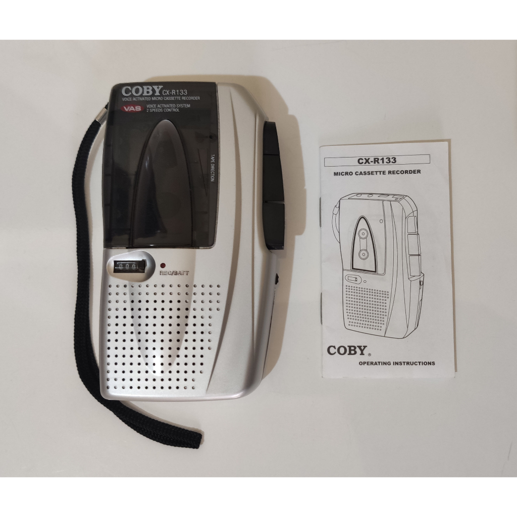Gravador Coby CX-R133 - Voice Activated Micro Cassette Recorder - Leia ...