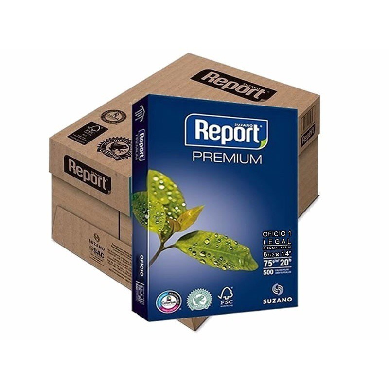 Papel Sulfite A4 500 Folhas 4 Unidades Suzano Report