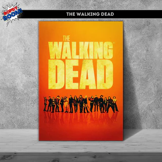 The Walking Dead Placa decorativa mdf quadro decoração presente / Série