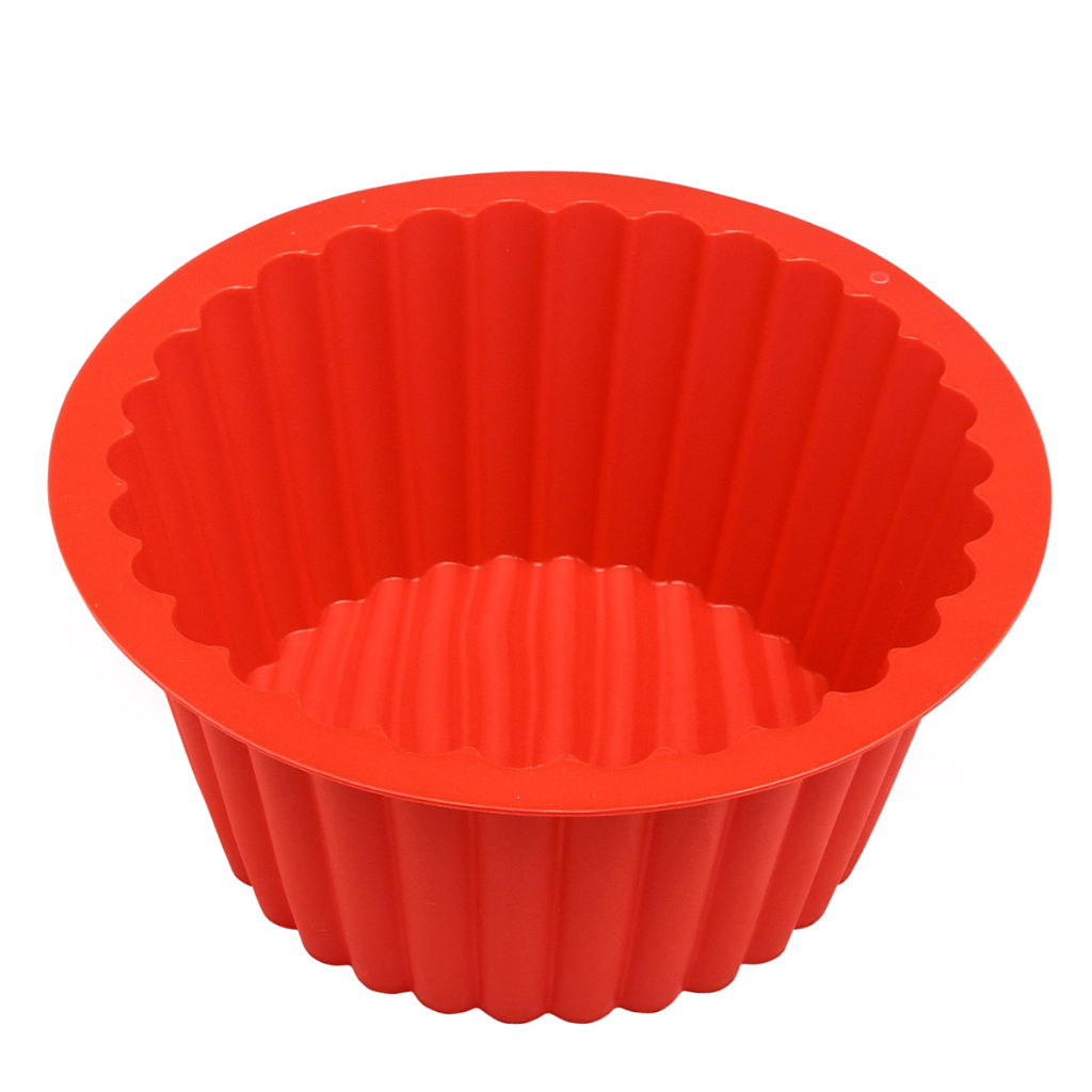 Forma Assadeira de Aifryer EM Silicone Molde Bolo Jumbo Gigante Cupcake Muffin Forno Microondas