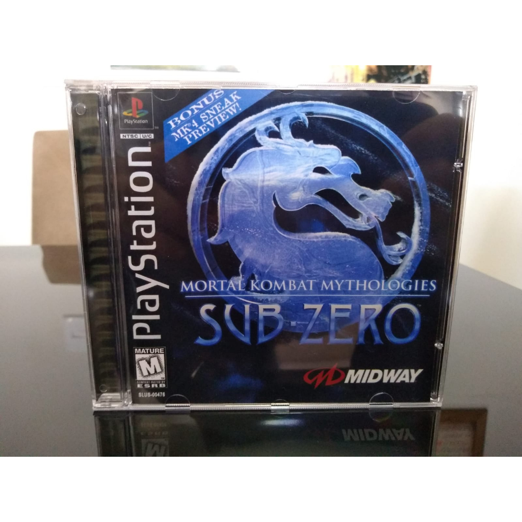 Mortal Kombat Mytholog Sub Zero Patch Ps1 Midia Preta Shopee Brasil