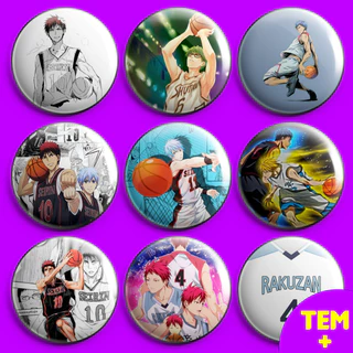 Bottons KUROKO NO BASKET - Botton broche Anime de 3,5cm ou 4,5cm