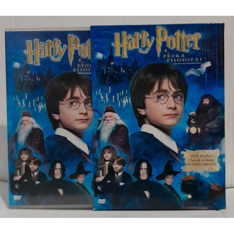 Dvd Harry Potter e a Pedra Filosofal - DVD Duplo C/Luva - Original ...