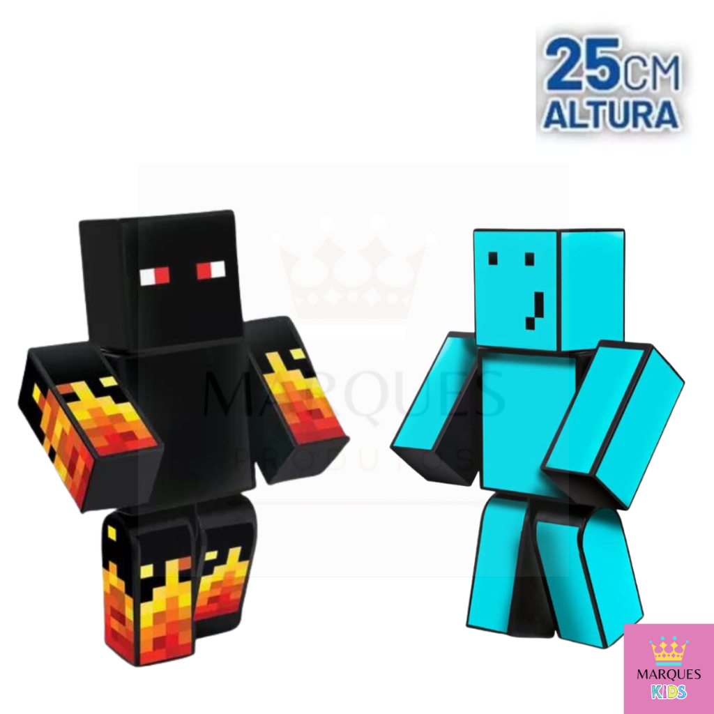 Boneco Athos r Minecraft - 25cm - ZOOM BRINQUEDOS E PRESENTES