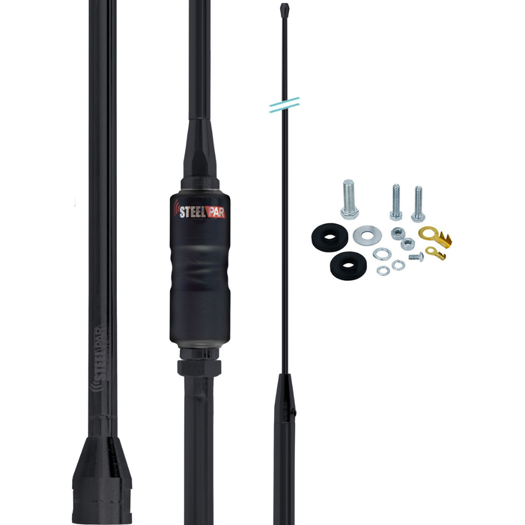 Antena Móvel Base Embutida Black Px 11m Argentina 200w 1,63m RP-2025