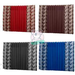 Linda Cortina Florata 3m para Quarto / Sala 60% Algodão Várias Estampas Aleatórias