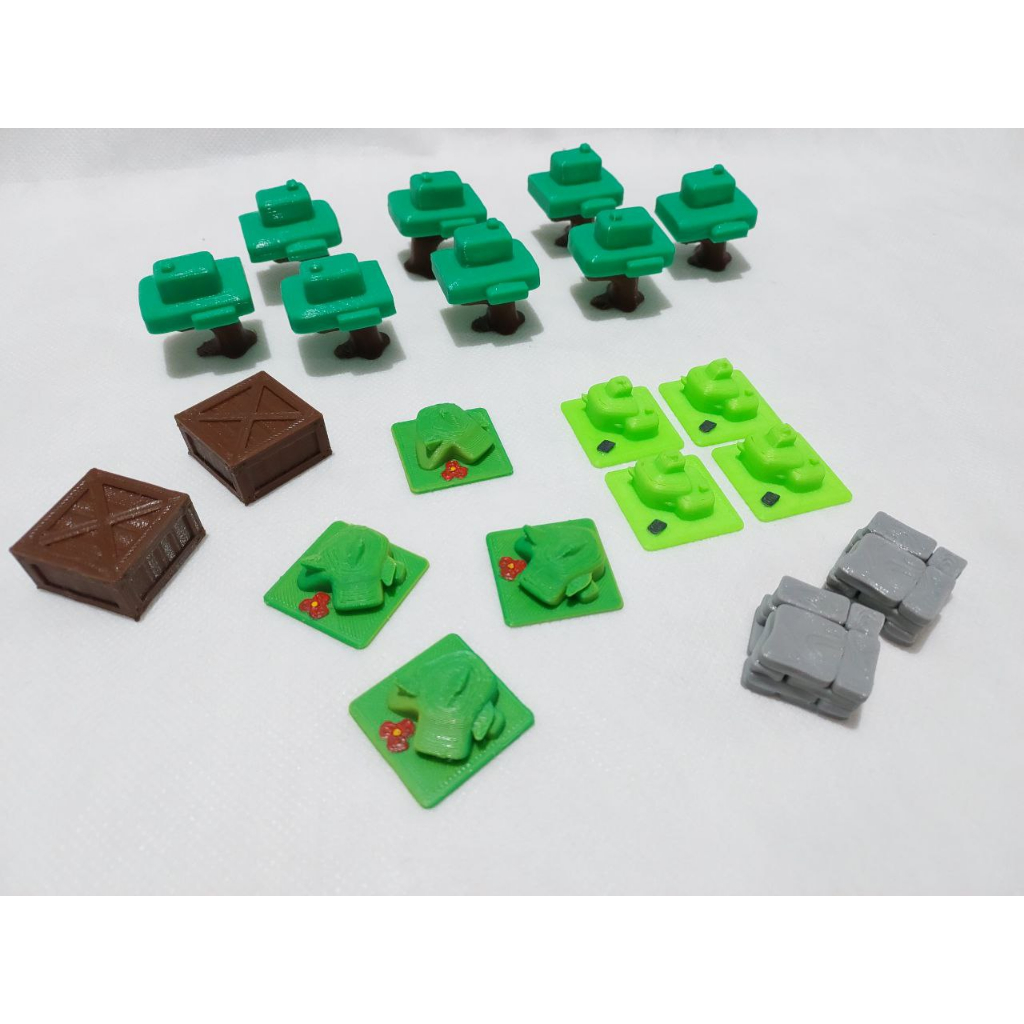 krosmaster - kit cenários impressos em 3D.