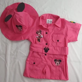 fantasia infantil menina safari macacão