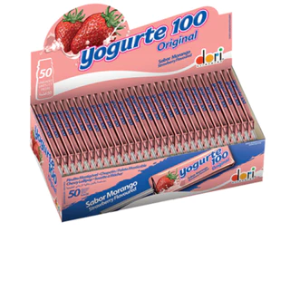 Caixa Pirulito Yogurte 100 Dori Mastigável