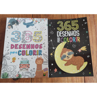 Livro 365 Desenhos para Colorir Brasileitura - Padihey