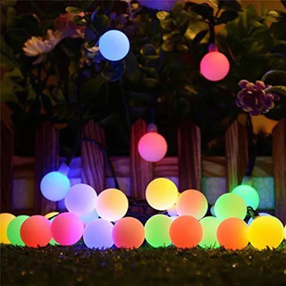 Rgb Varal De Led Luzes De Corda 30 Lampada 10m 110v Festão