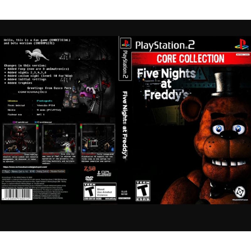 Five Nights at Freddy's The Core Collection - Ps4 em Promoção na Shopee  Brasil 2023