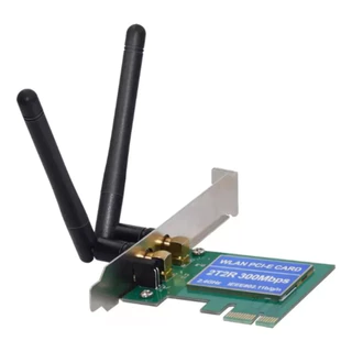 Placa Pci-e Wireless 300mbps Wifi Com Suporte Perfil Baixo