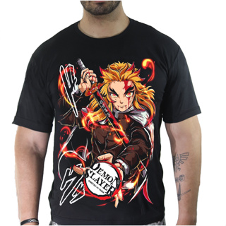 Camiseta Demon Slayer - Akaza Vs Rengoku