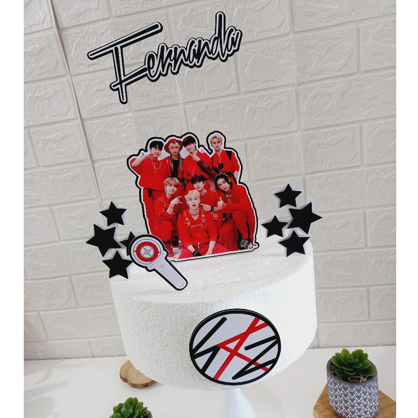 Topo de bolo Kpop / Stray Kids