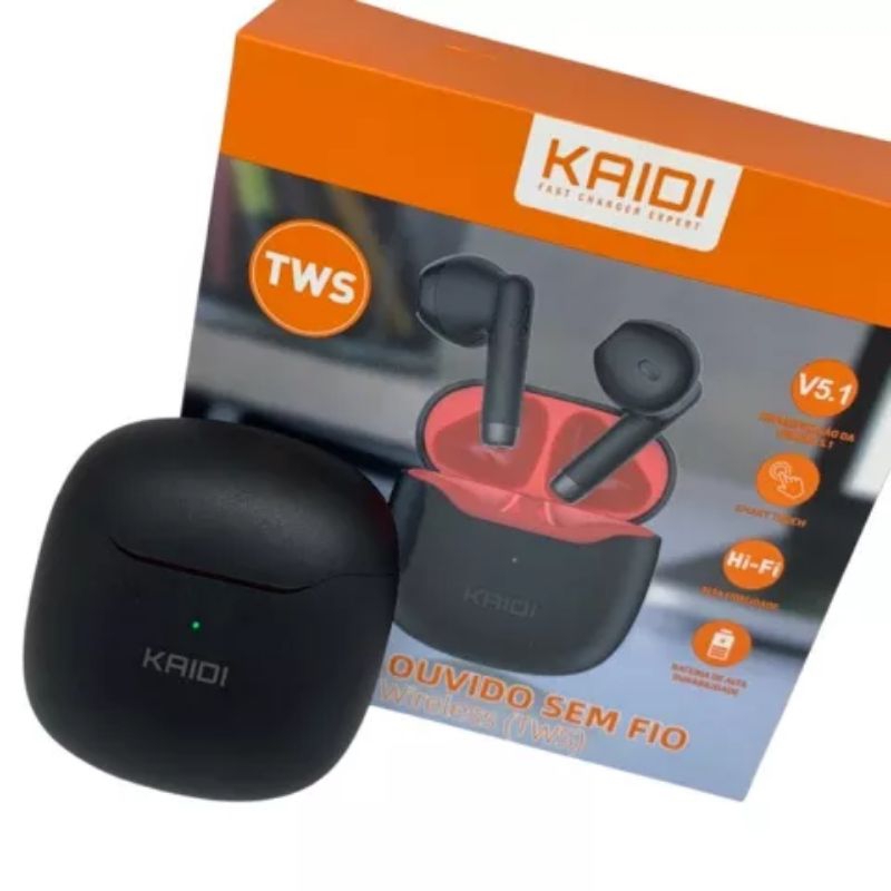 Fone De Ouvido Sem Fio Tws Bluetooth 5.1 Original Kaidi KD-771 771 e KD-770 original