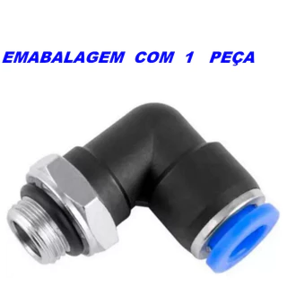 1 PEÇA - BSP Conexão Pneumática Instantânea ​- COTOVELO ROSCA MACHO