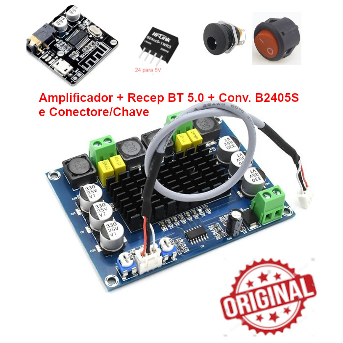 Módulo De Placa Receptora De Audio Bluetooth DIY, Versión 4.0-5.0 Sin