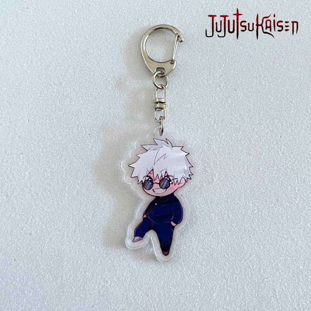 Chaveiro Satoru Gojo (chibi) - Jujutsu Kaisen