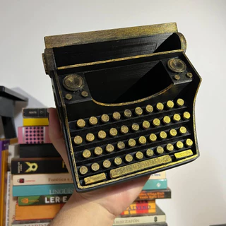 Porta canetas máquina de escrever