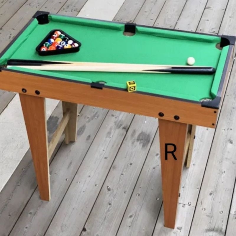 Mini mesa de sinuca, pequena mesa de bilhar portátil de madeira clássica,  mesa de jogos de madeira com aparência de madeira, bilhar com bilhar
