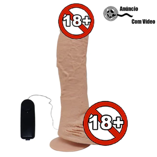 Penis Com Vibrador 23 X 5cm Grande Grosso - Consolo Promoção Sexshop