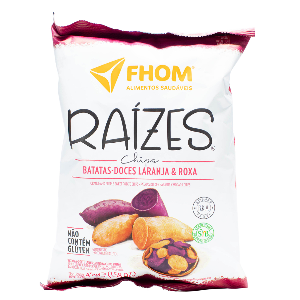 Batata Doce Laranja E Roxa Veg 45g Fhom Shopee Brasil