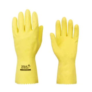 KIT 3 LUVAS MULTIUSO LATEX C/ FORRO VERNIZ SILVER - VOLK