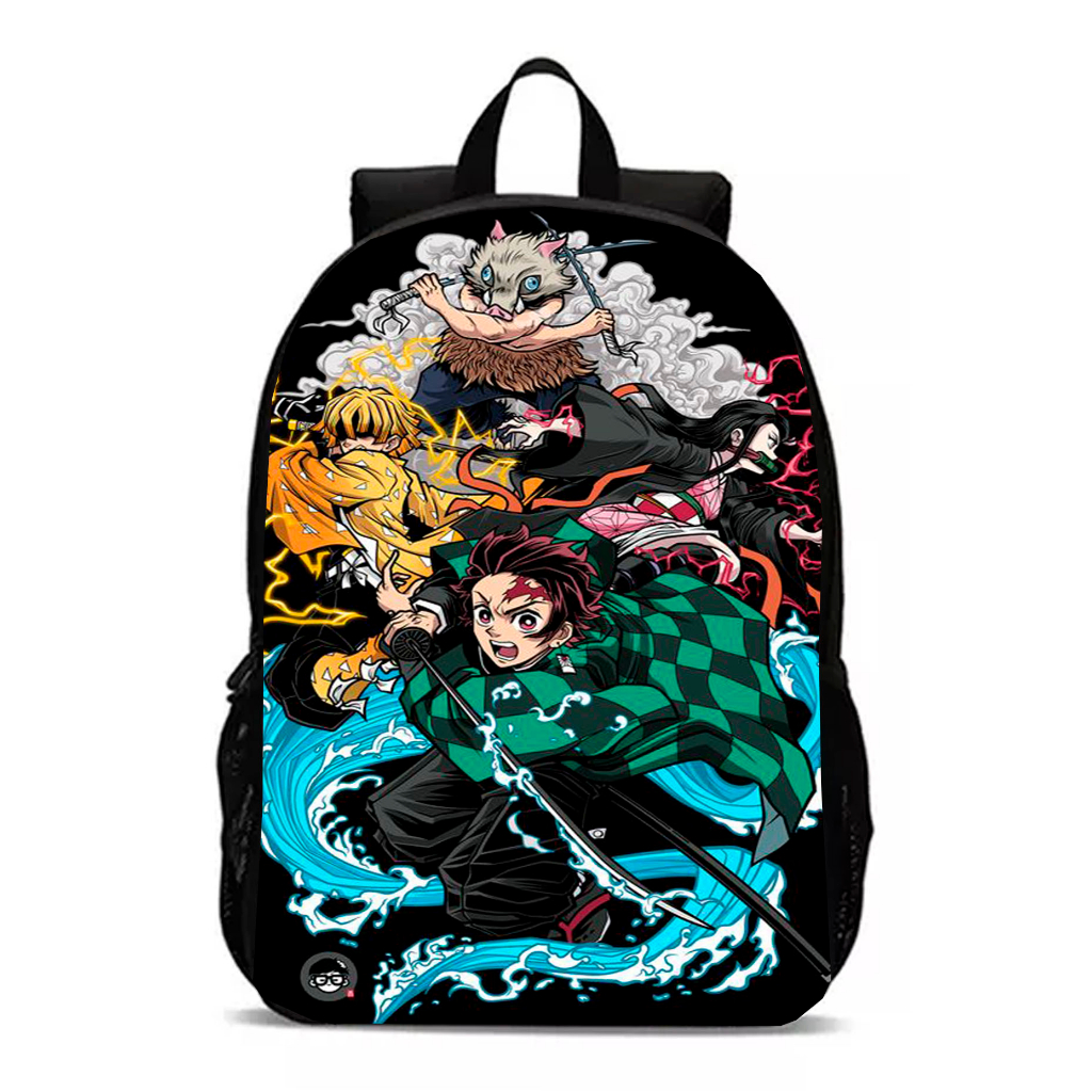 Mochila Escolar Infantojuvenil Demon Slayer Personagens Anime Desenho  Promoção | Shopee Brasil