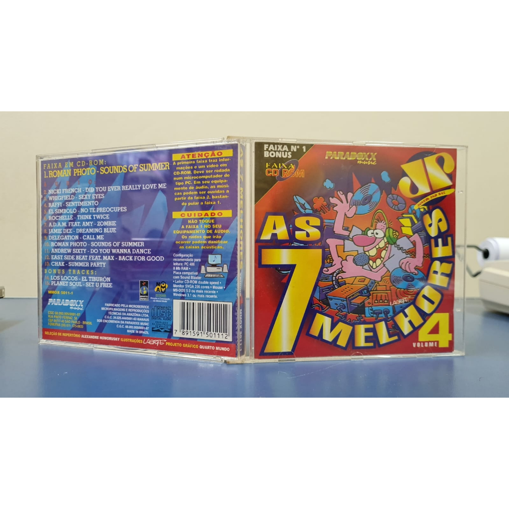 Cd As 7 Melhores Jovem Pan Jp Sat Paradoxx Millênio n° 2 a 8 e