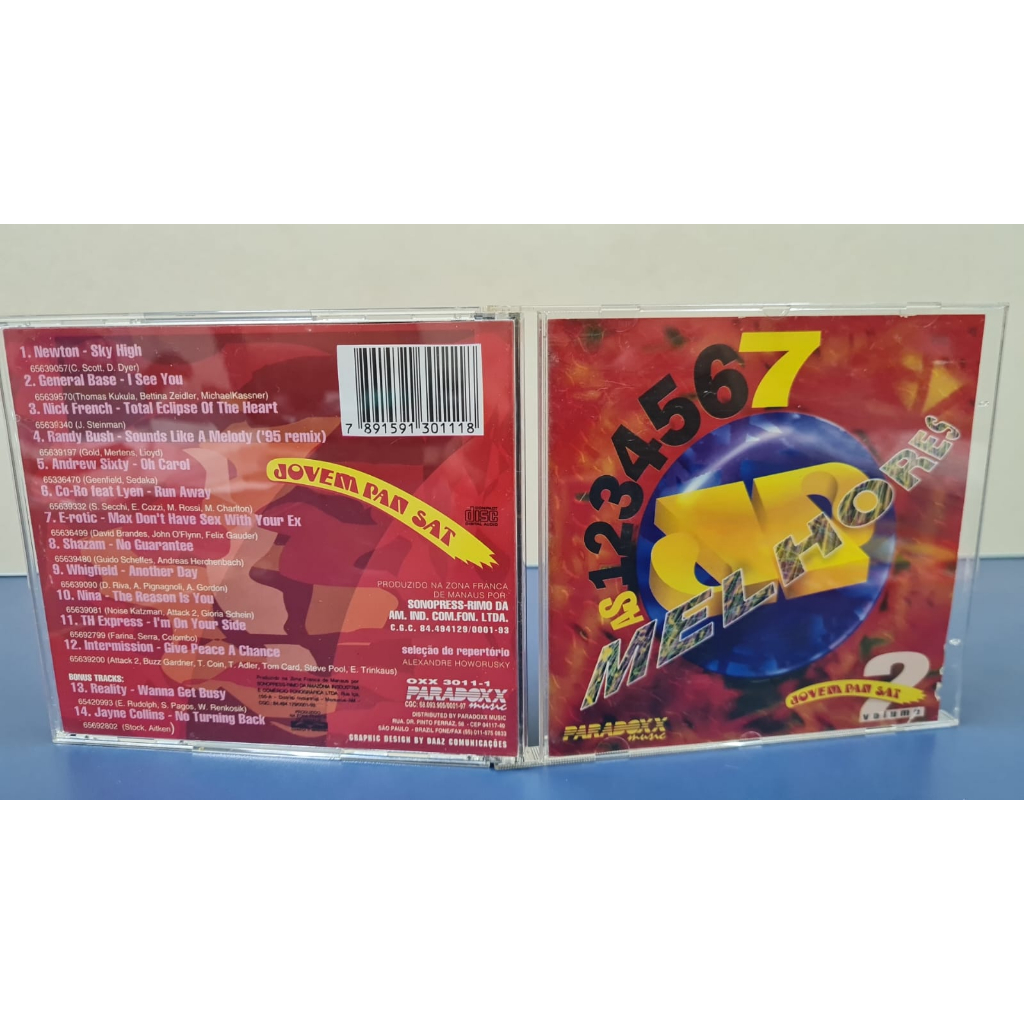 Cd As 7 Melhores Jovem Pan Jp Sat Paradoxx Millênio n° 2 a 8 e