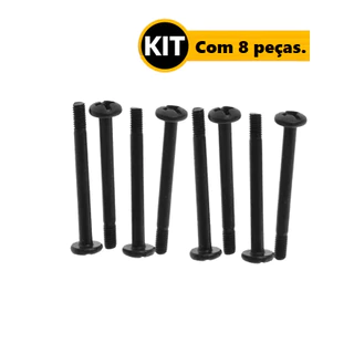 8x Parafusos Para Cooler Fan Ventoinha Gabinete Computador Radiador Water Cooler