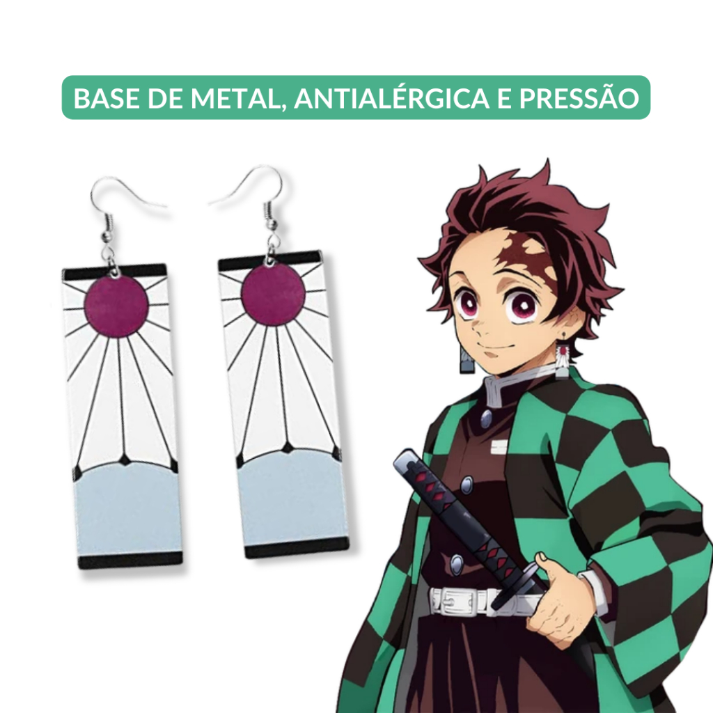 BRINCO HANAFUDA - TANJIRO DEMON SLAYER (ANIME)