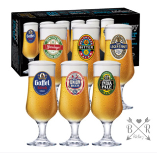 Jogo de Taças/Copo Para Cerveja Ruvolo Barcelona 370ml 6 Peças