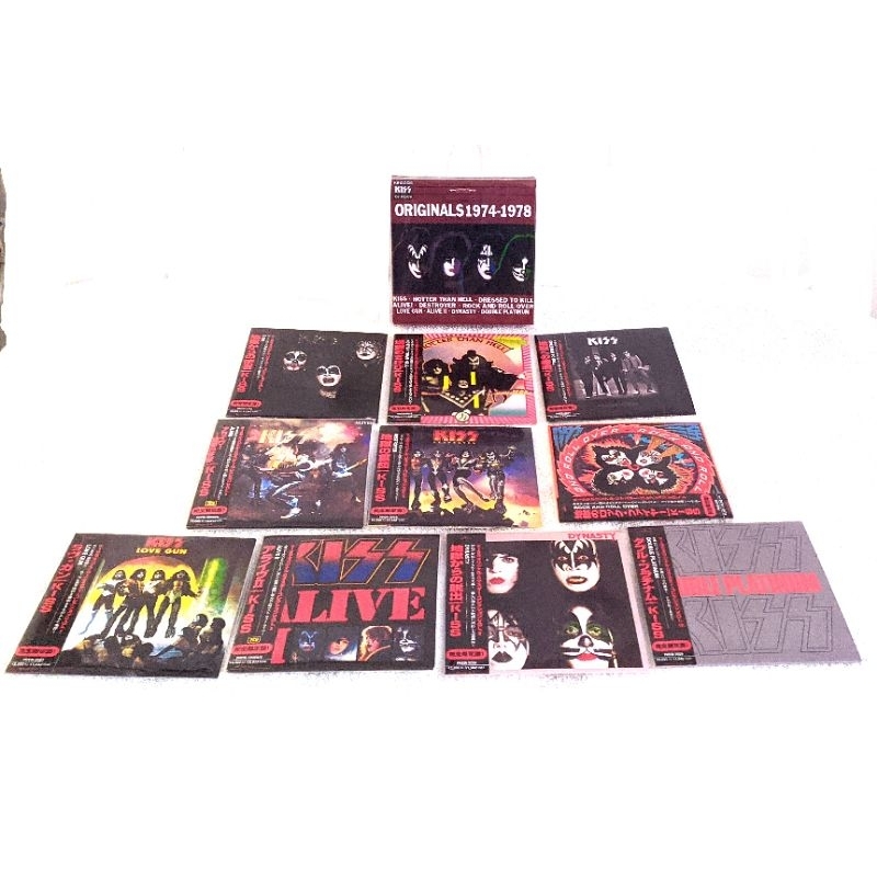 Kiss Original 1974-78 Box-Set (fan-made) | Shopee Brasil