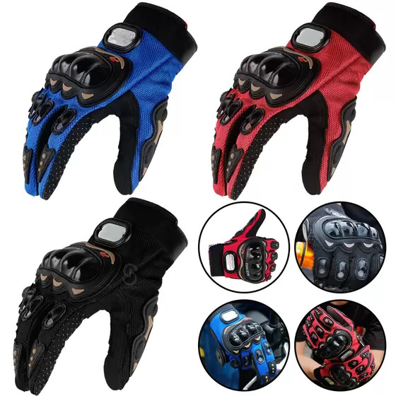 Luva Motoqueiro Sport Com Proteção Motociclista Motocross