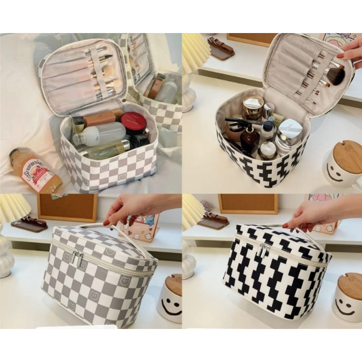 ￼Necessaire Organizador Cosmético Maquiagem Feminino Para Viagem Em Alto Qualidade Estojo Box Escolar Feminino Personalizado Necessaire Super Espaçosa
