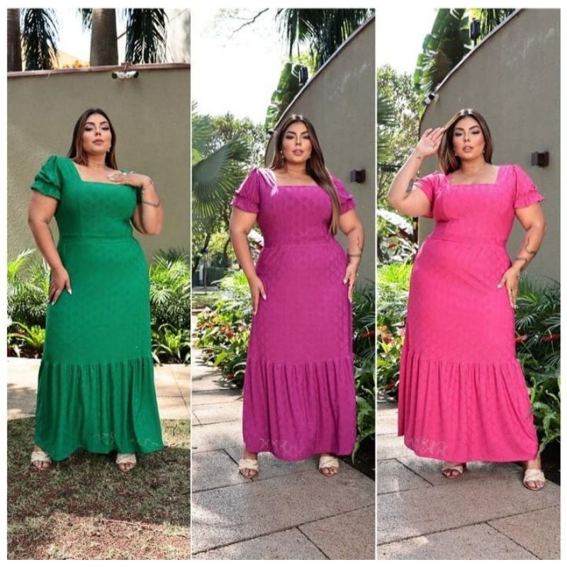 Vestido de hot sale lese plus size