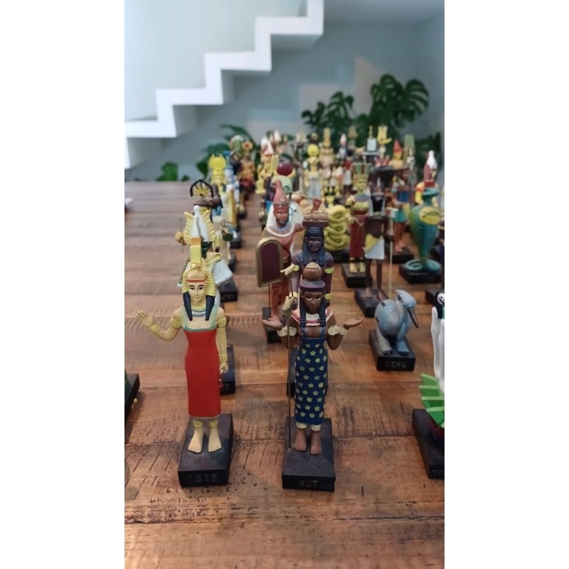 Coleção SALVAT Mistérios Dos Deuses Egípcios - Contendo 61 Miniaturas