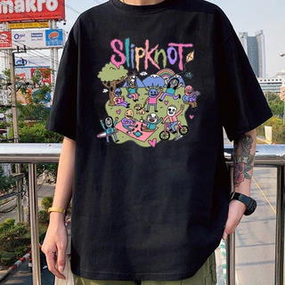Camiseta Basica Algodao Slipknot Sean Solomon Cute Tour 2022 Rock N Roll