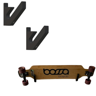 5 Suportes Skate De Parede Horizontal