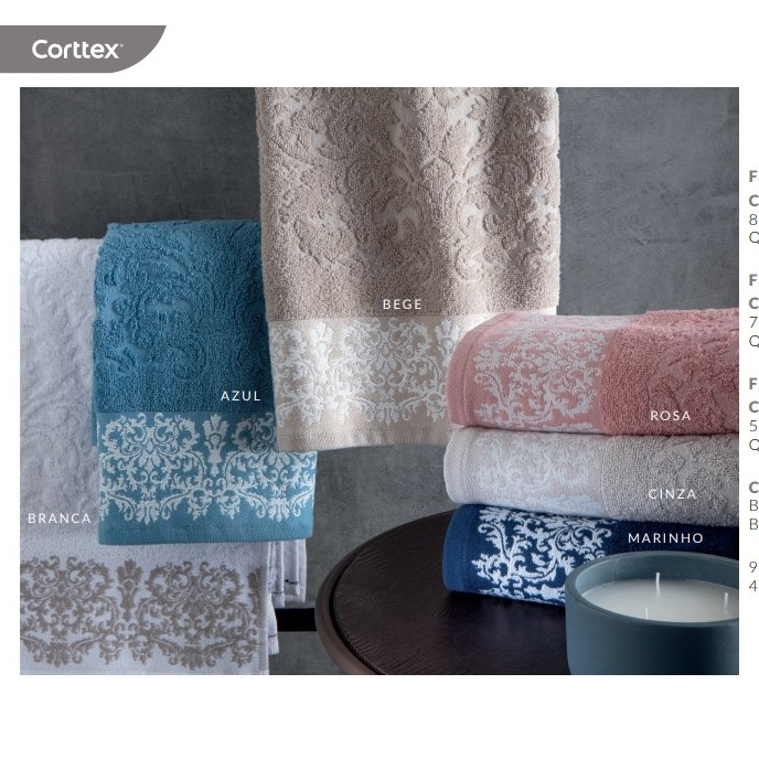 Toalha Banho Jacquard Corttex Brent