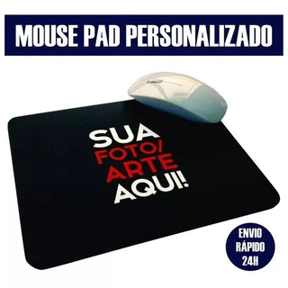 Kit com 5 mouse pad personalizado 20x21cm