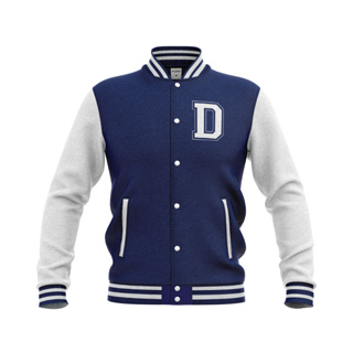 Jaqueta College Americana - Blusa moletom de frio Letra - D