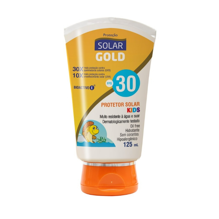 Protetor Solar Gold Kids FPS 30 125ml Nutriex