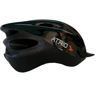 Capacete Adulto Atrio G Proteção Skate Patins Bike Patinete Esporte Ajustavel Com Viseira Removivel Preto