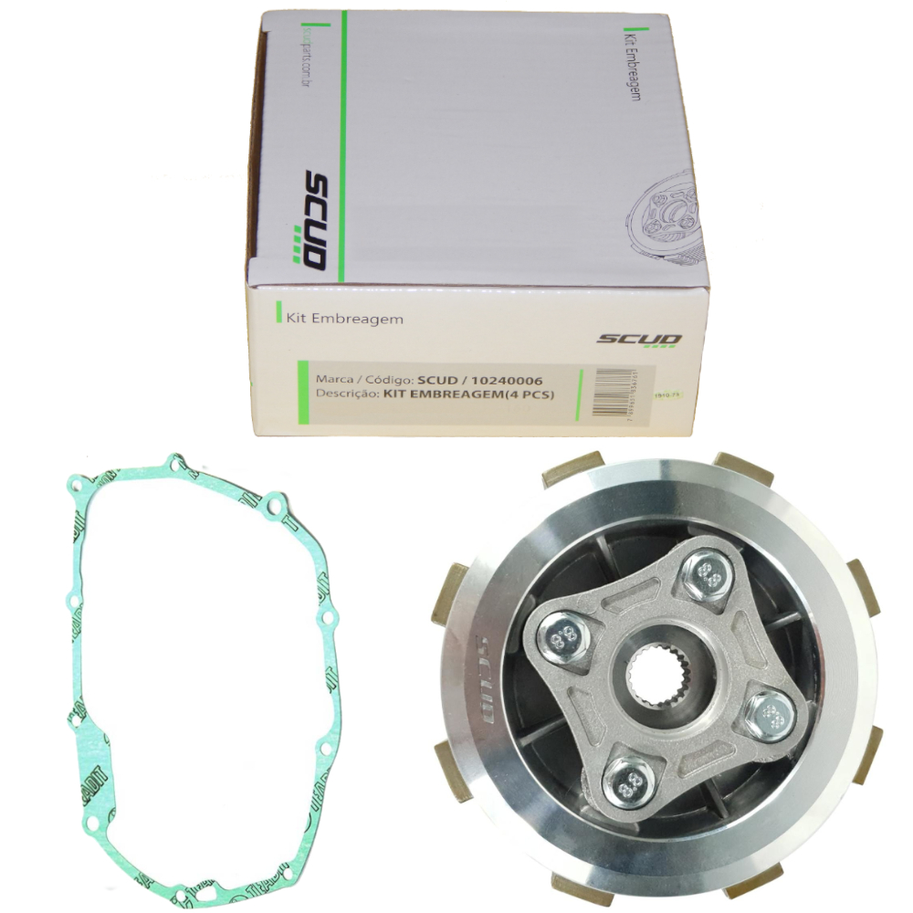 Kit Embreagem Completa Original Scud Para Moto Pop 110 | Shopee Brasil