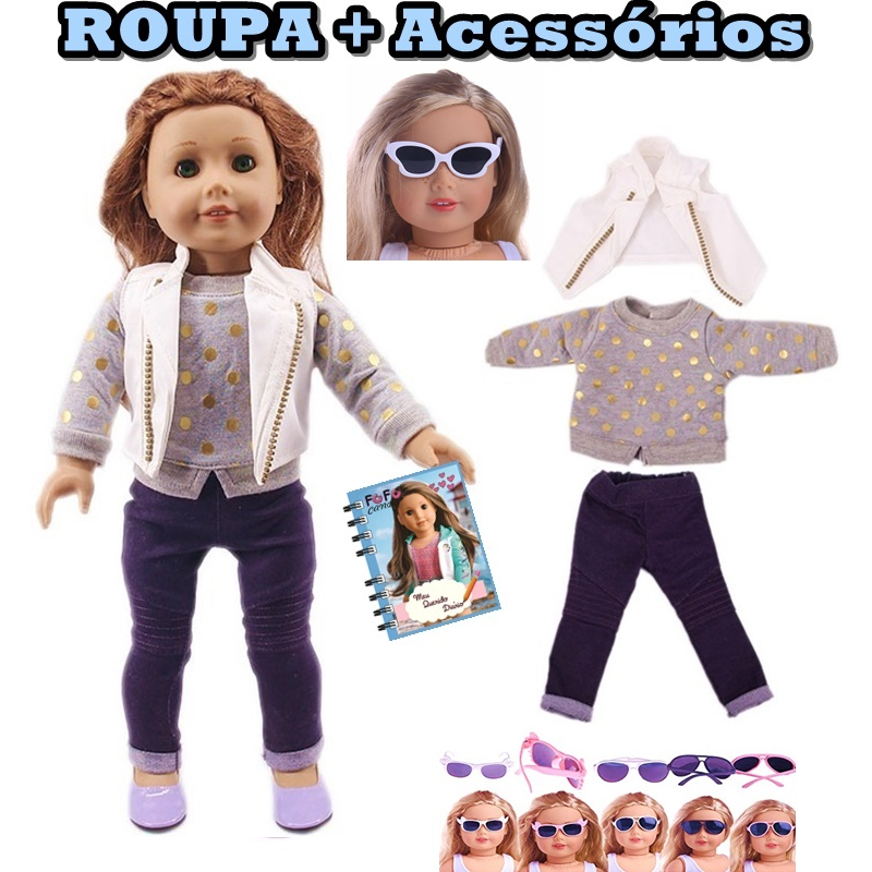 KIT ROUPA BONECA PARA BEBÊ REBORN E ADORA DOLL - CONJUNTO PÁSCOA - CASINHA  4 : : Brinquedos e Jogos