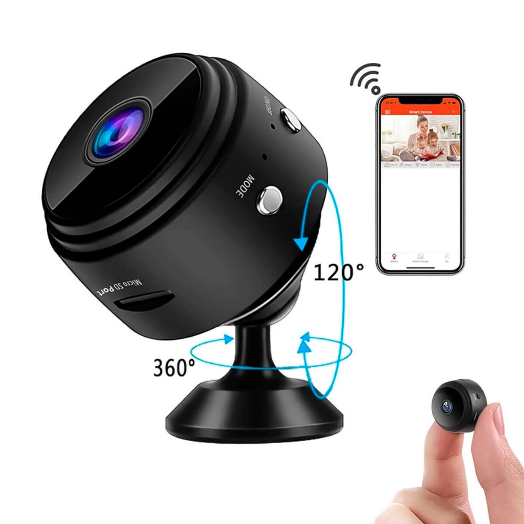 Mini Câmera WiFi Discreta Para Segurança A9 | Shopee Brasil