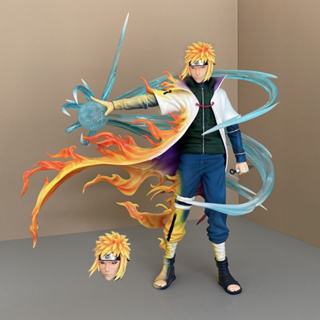 24cm naruto figuras de ação namikaze minato anime modelo dos